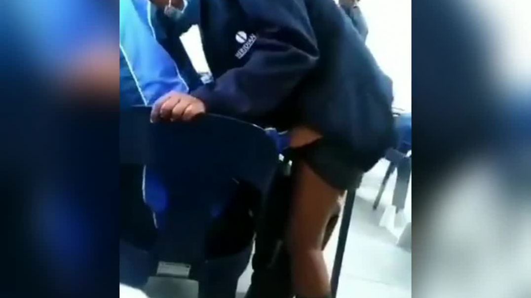 Mzansi School Girl Rides Dick In Class